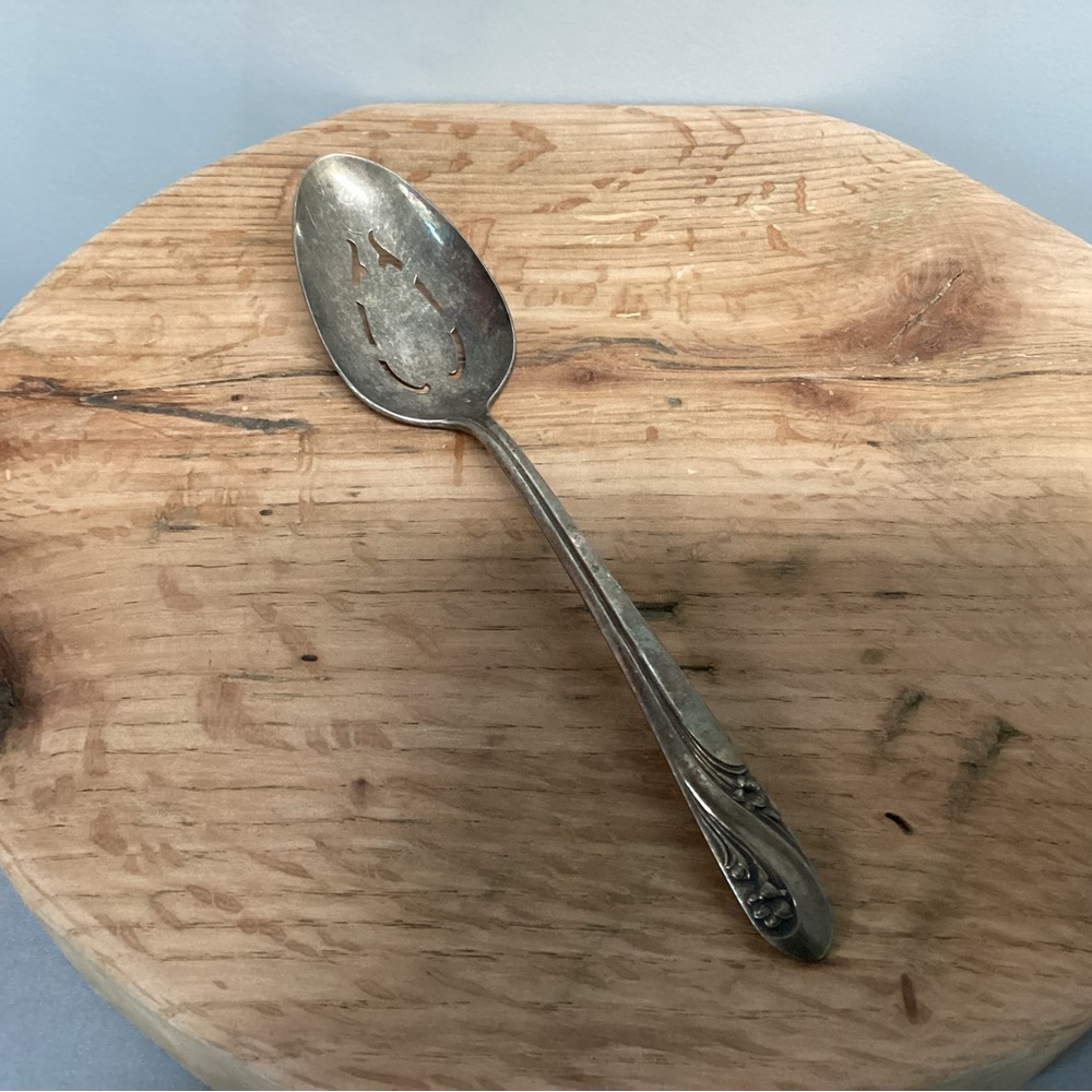 Vintage - Holmes & Edward’s Silver Plate Deepsilver - Large Serving Spoon - Rare